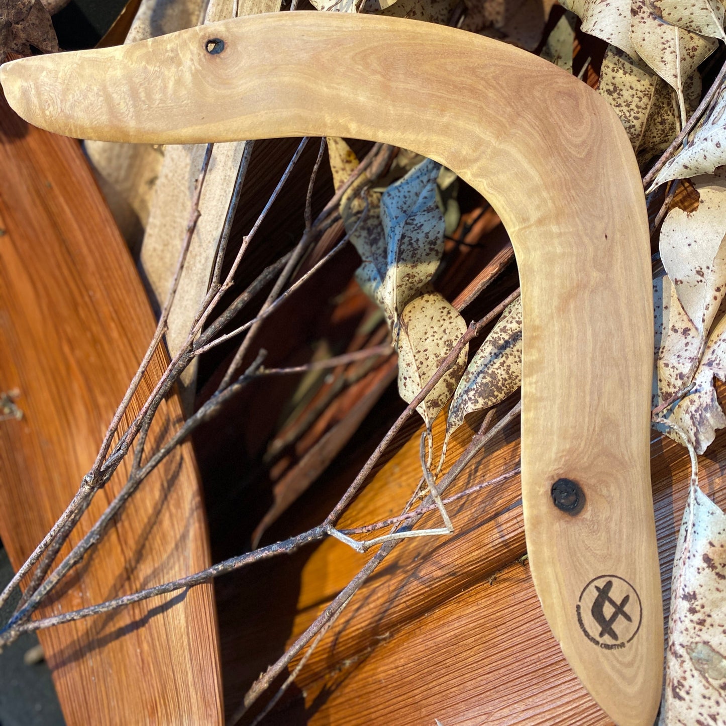 Returning Right-Handed Boomerang - Grey Mangrove