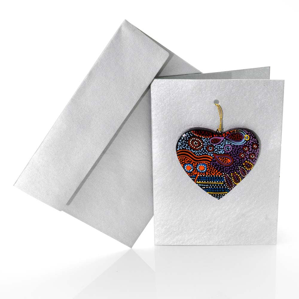 Heart Card - Andrea Mimpitja Adamson