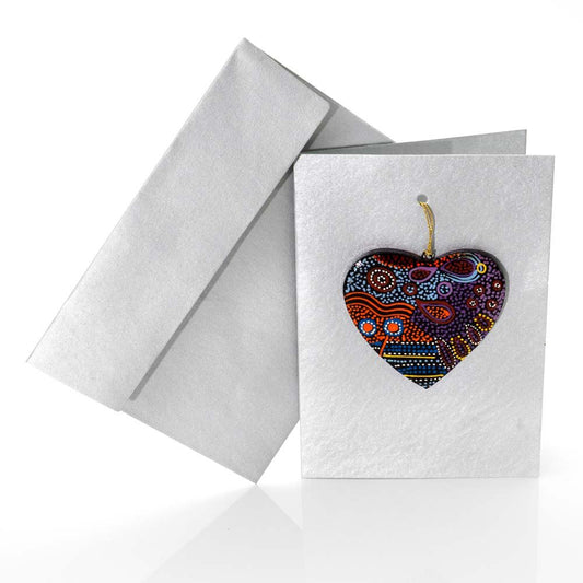Heart Card - Andrea Mimpitja Adamson
