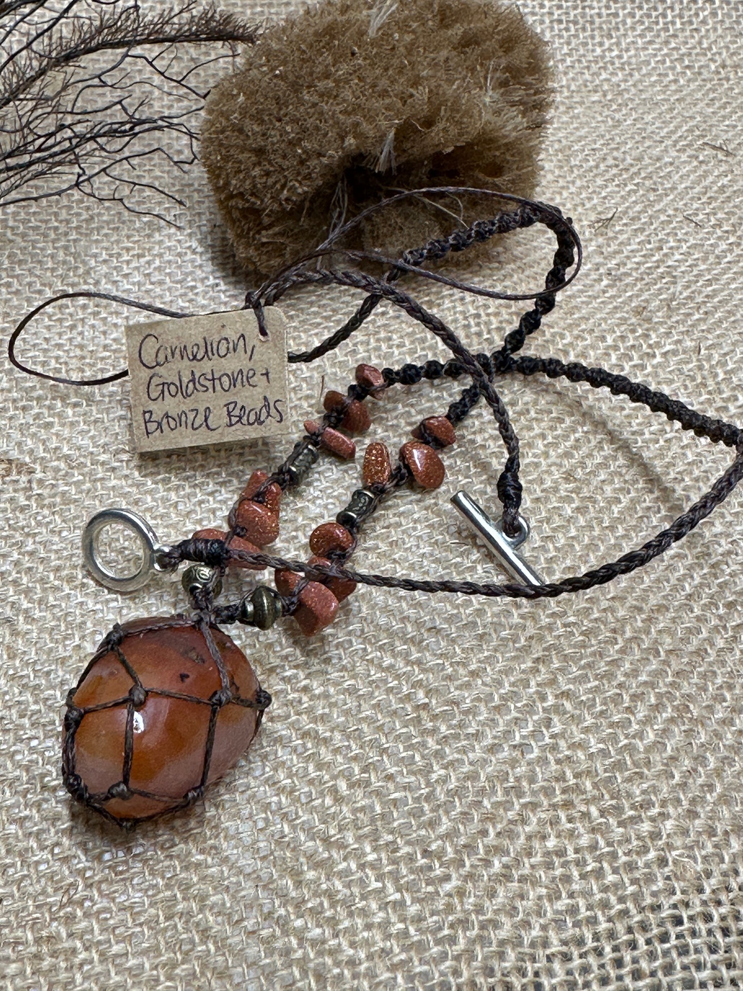 Macrame Gem Necklaces