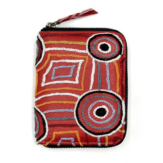 Card Coin Purse - Mary Napangardi Brown
