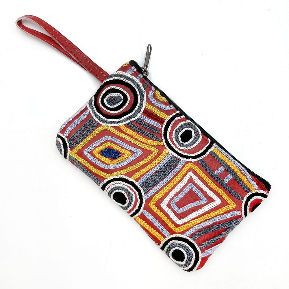 Cosmetic Bag - Mary Napangardi Brown