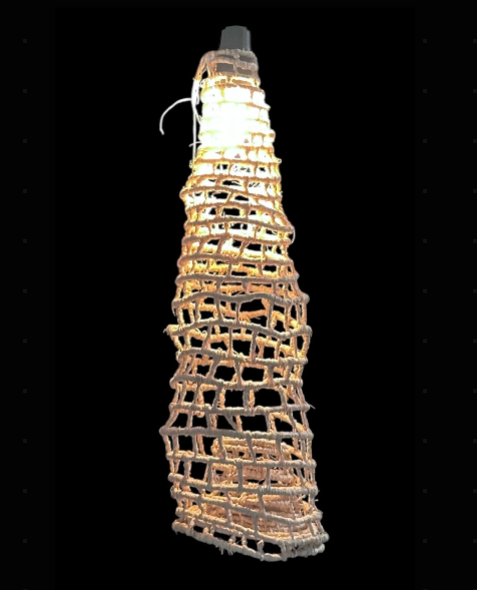 Hanging Fish Trap Lamp