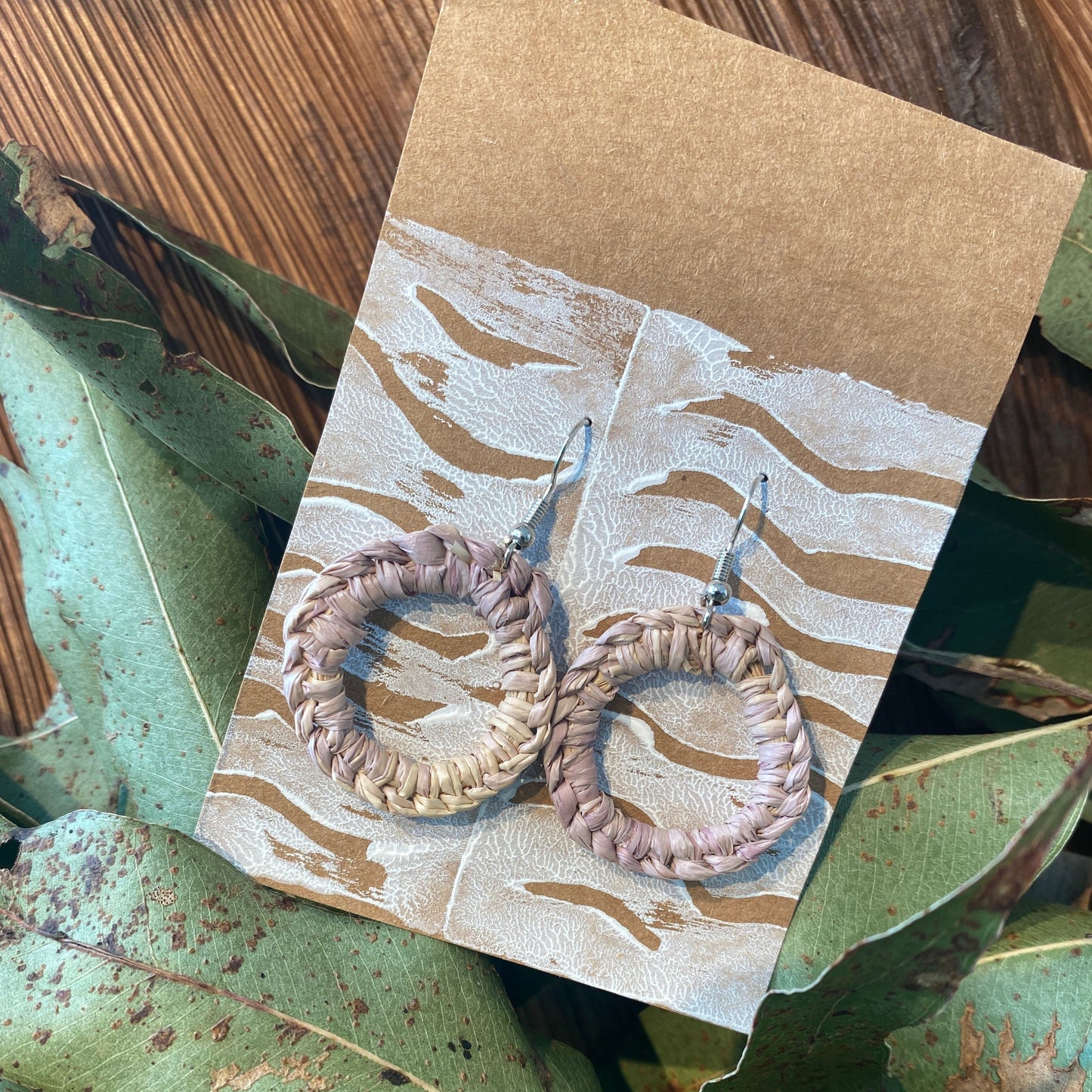 Woven Hoop Earrings