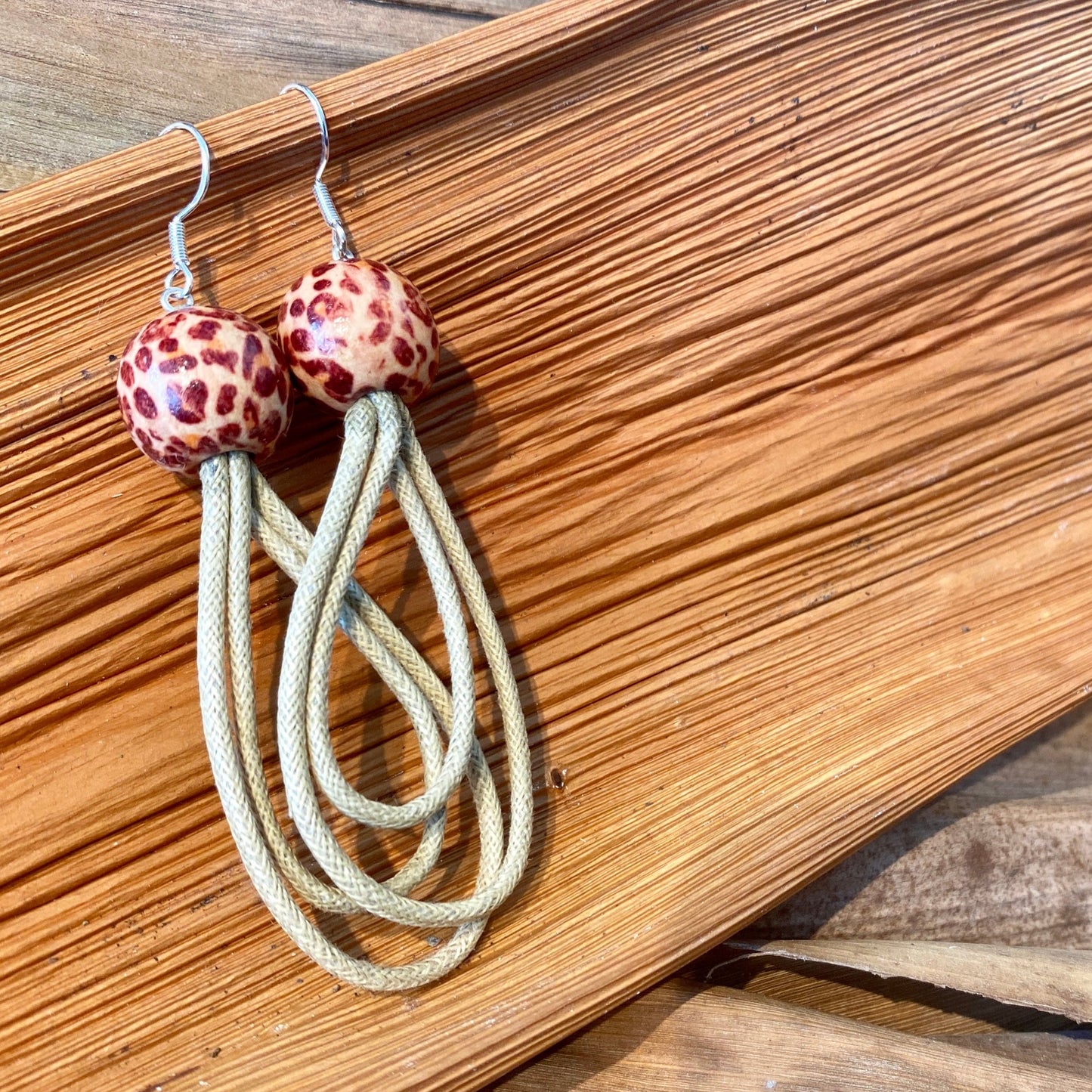 Bead & Loop Earrings