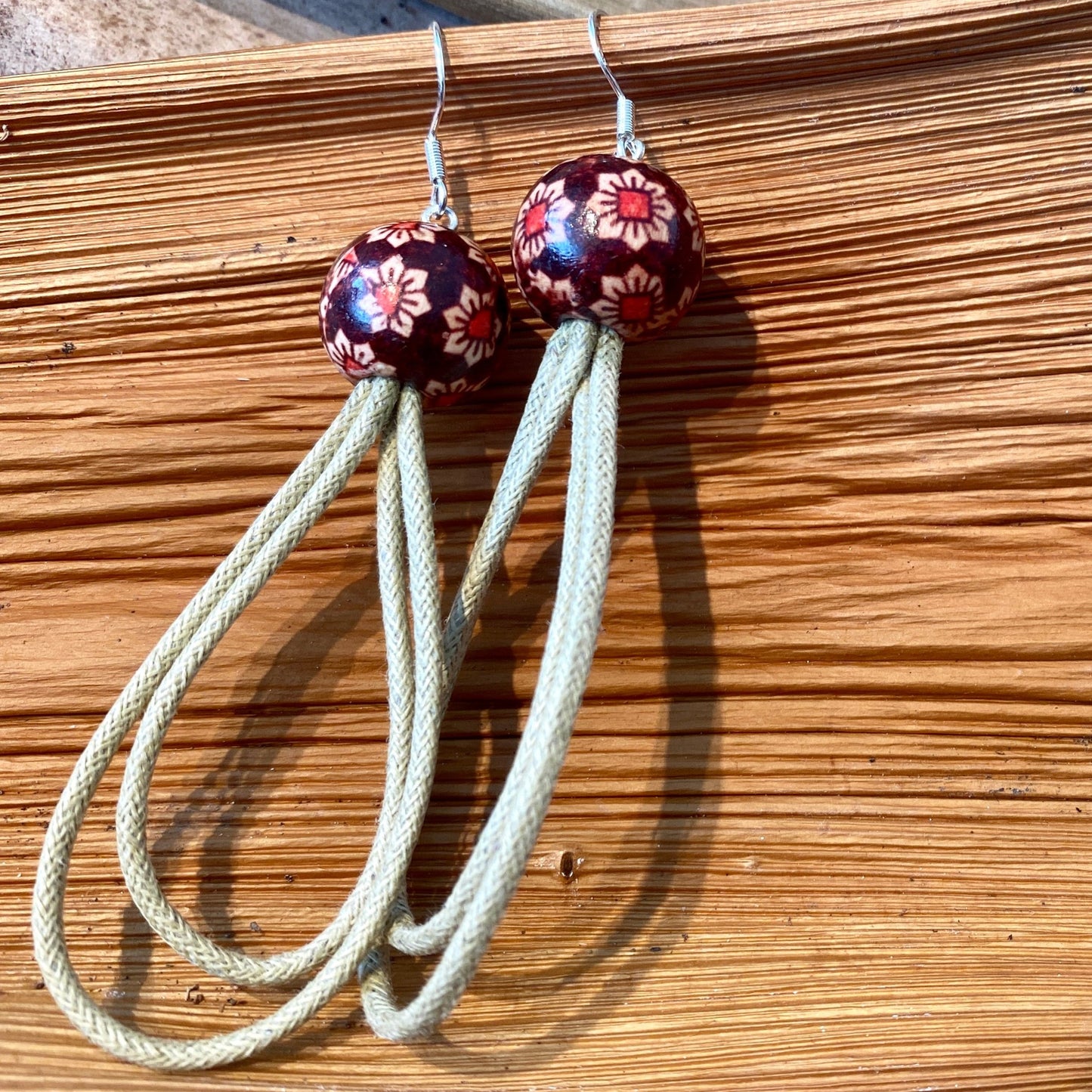 Bead & Loop Earrings