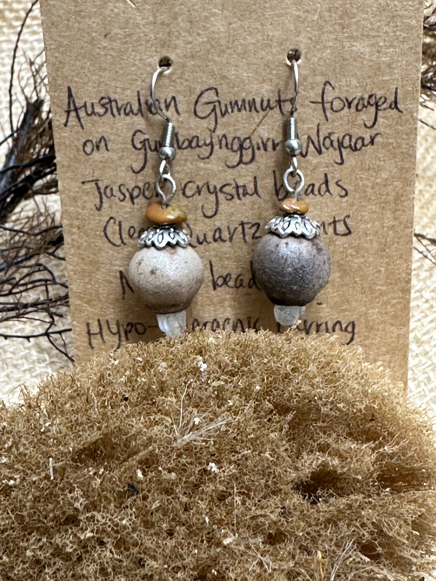 Gumnut Quartz Earrings
