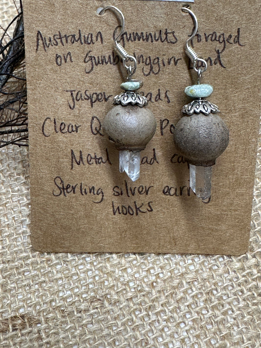 Gumnut Quartz Earrings