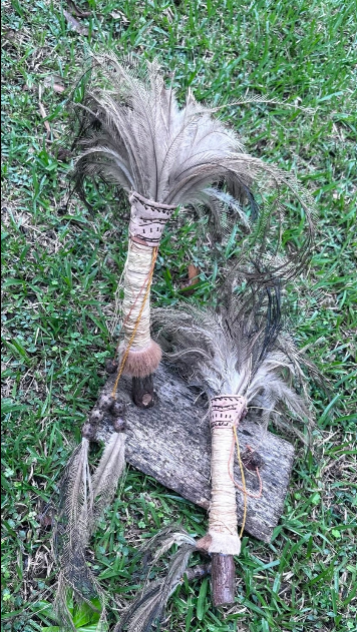 Old Man Emu Dance Sticks on Stand