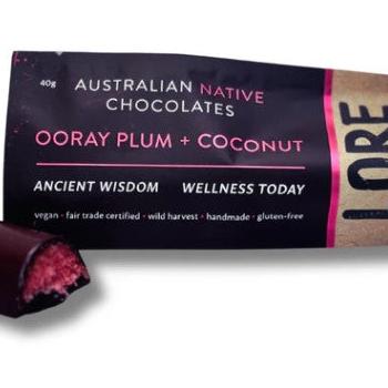 Ooray Plum & Coconut Pre-Biotic Chocolate