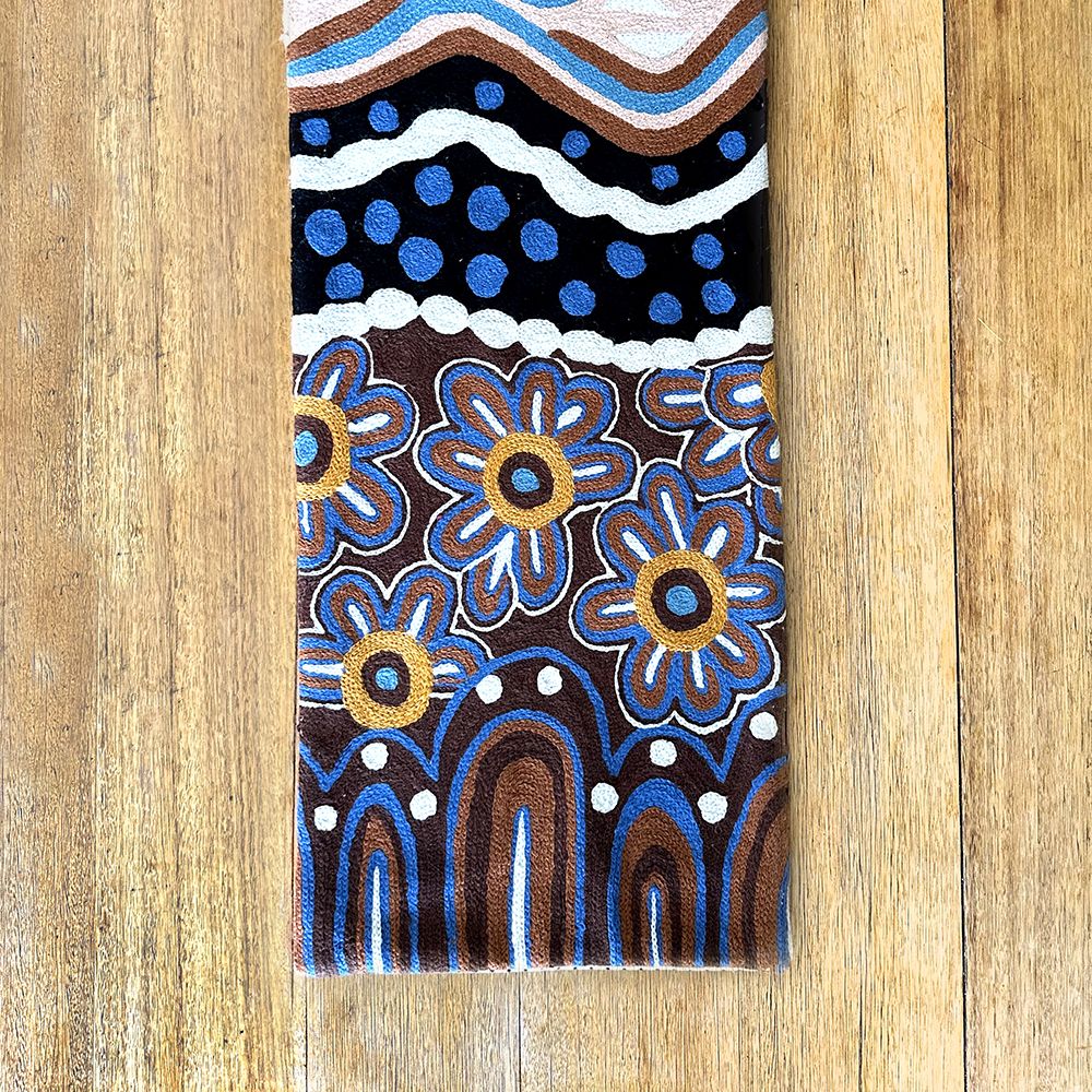 Table Runner - Wool Chainstitch - 30x120cm- Bianca Gardiner-Dodd