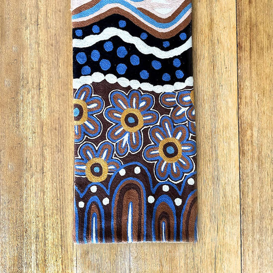 Table Runner - Wool Chainstitch - 30x120cm- Bianca Gardiner-Dodd