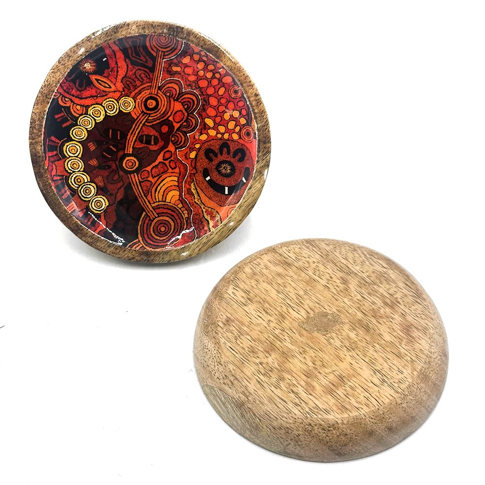 Round Trinket Tray - Damien and Yilpi Marks