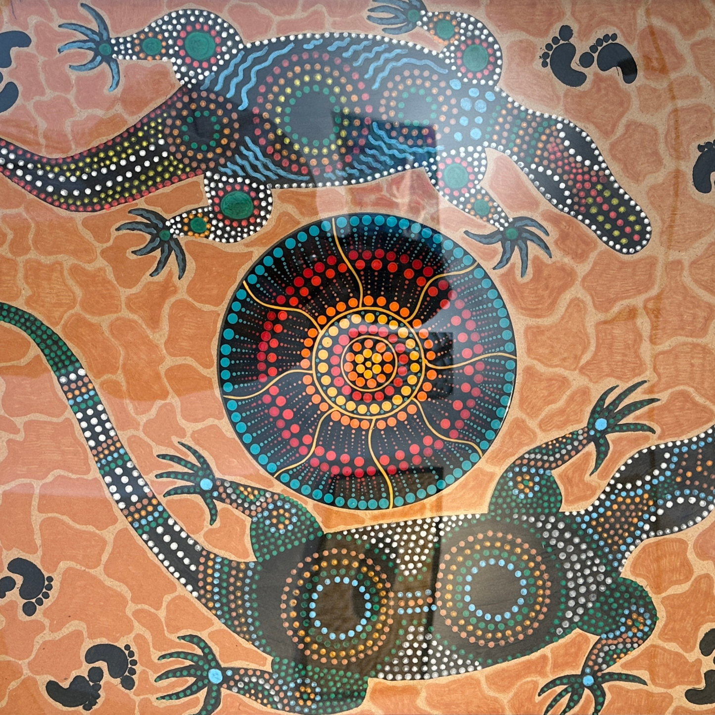 Goanna Circling for Food